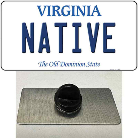 Native Virginia Novelty Metal Hat Pin