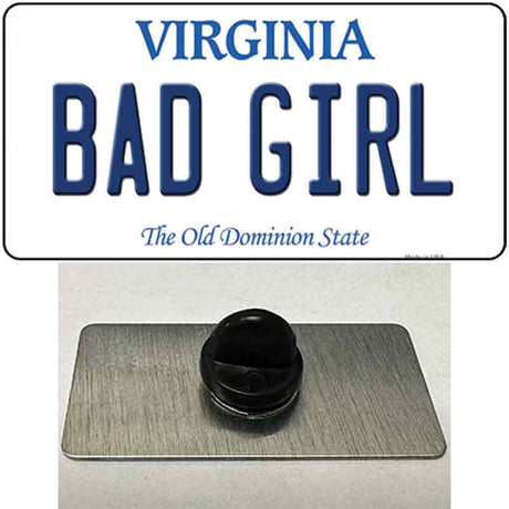 Bad Girl Virginia Novelty Metal Hat Pin