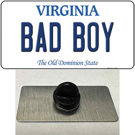 Bad Boy Virginia Novelty Metal Hat Pin