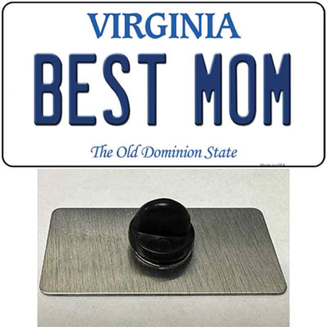 Best Mom Virginia Novelty Metal Hat Pin