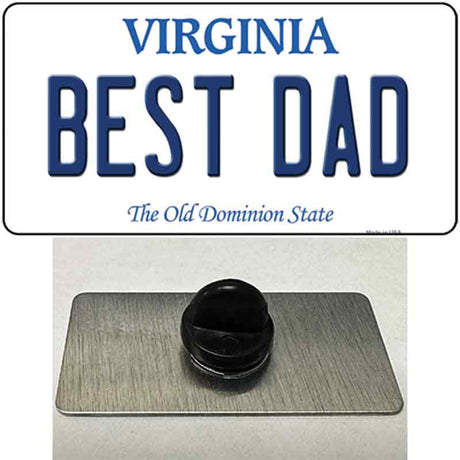 Best Dad Virginia Novelty Metal Hat Pin