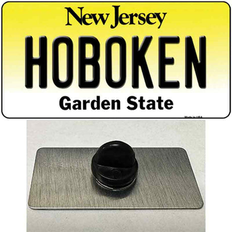 Hoboken New Jersey Novelty Metal Hat Pin