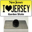 I Love Jersey New Jersey Novelty Metal Hat Pin