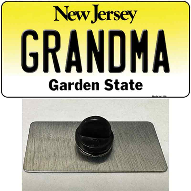 Grandma New Jersey Novelty Metal Hat Pin