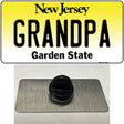 Grandpa New Jersey Novelty Metal Hat Pin