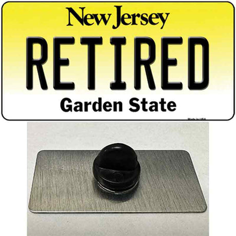 Retired New Jersey Novelty Metal Hat Pin