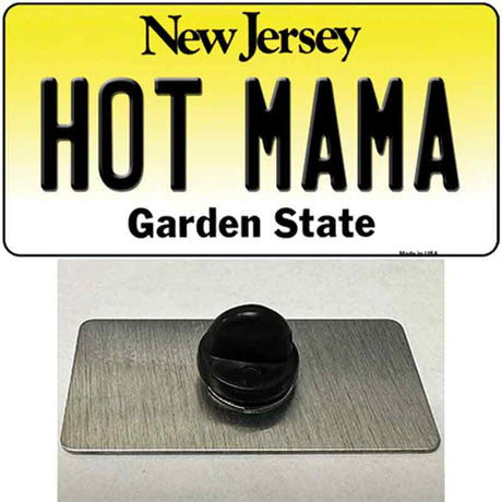 Hot Mama New Jersey Novelty Metal Hat Pin