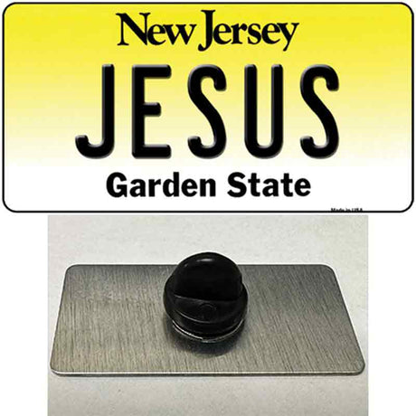 Jesus New Jersey Novelty Metal Hat Pin