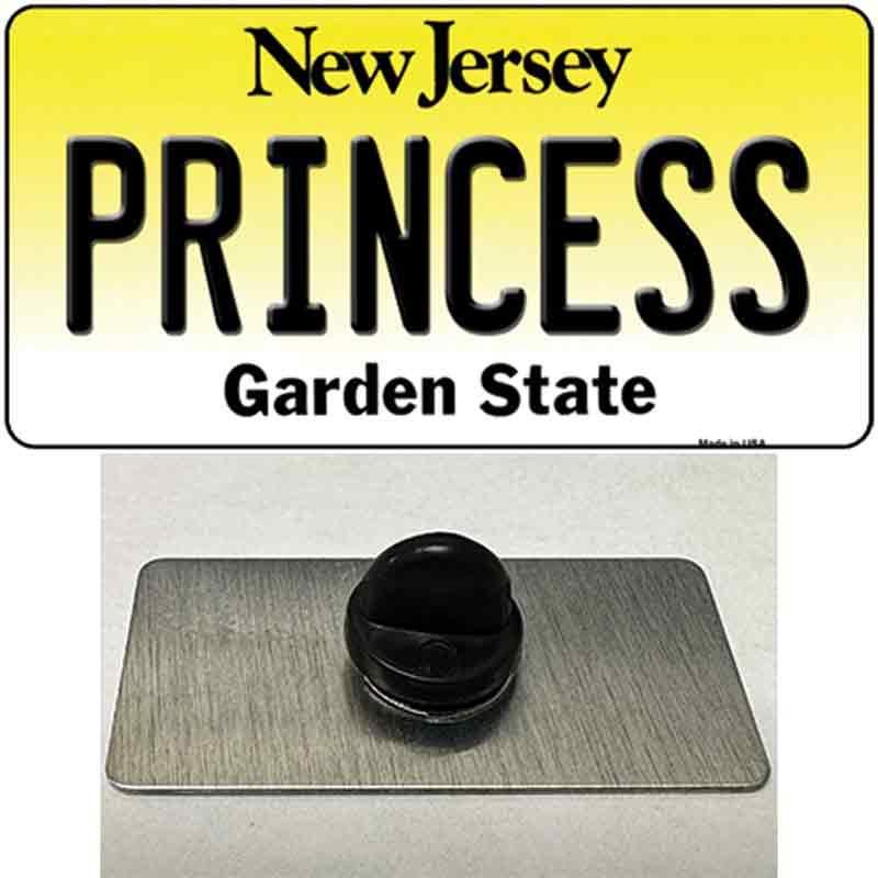 Princess New Jersey Novelty Metal Hat Pin