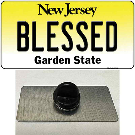 Blessed New Jersey Novelty Metal Hat Pin