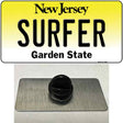 Surfer New Jersey Novelty Metal Hat Pin