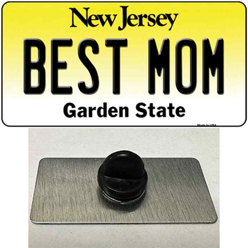 Best Mom New Jersey Novelty Metal Hat Pin