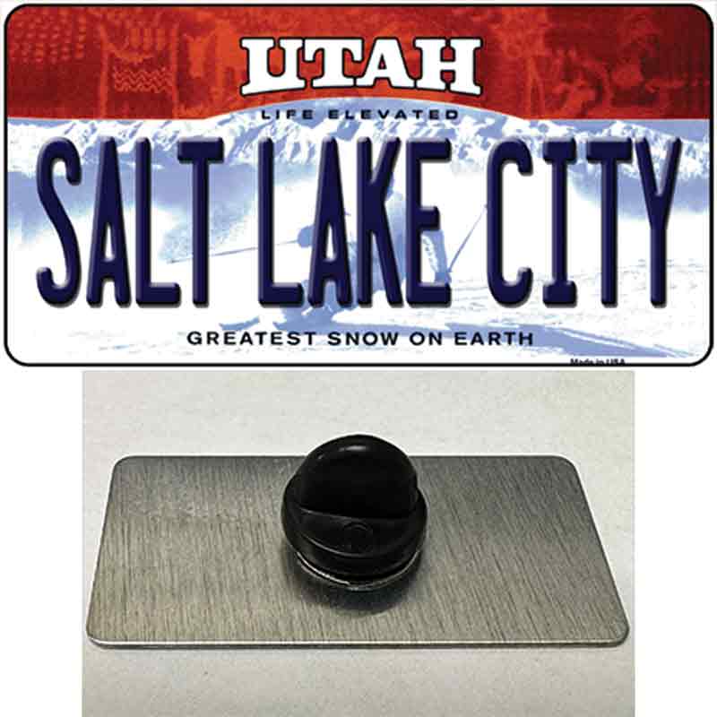 Salt Lake City Utah Novelty Metal Hat Pin