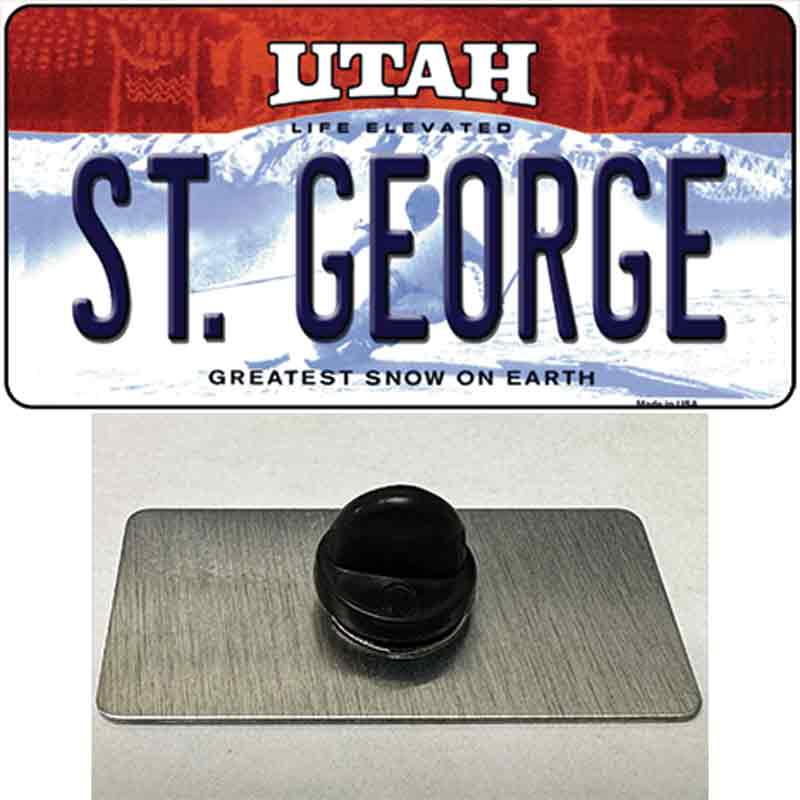 St George Utah Novelty Metal Hat Pin