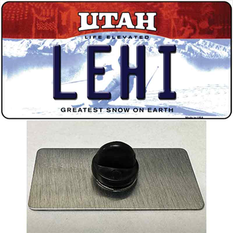 Lehi Utah Novelty Metal Hat Pin