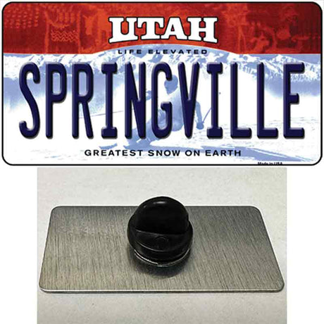 Springville Utah Novelty Metal Hat Pin