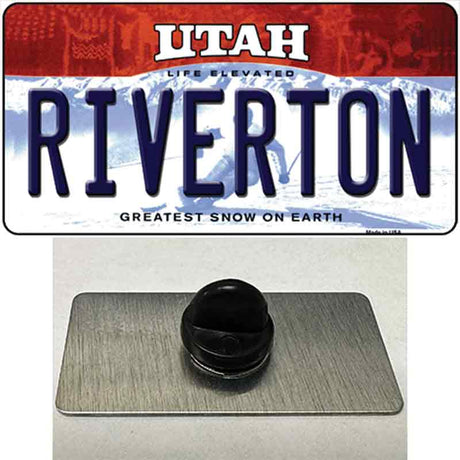 Riverton Utah Novelty Metal Hat Pin