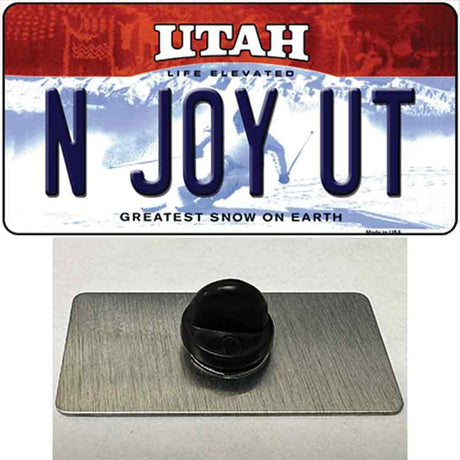 N Joy UT Utah Novelty Metal Hat Pin