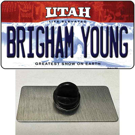 Brigham Young Utah Novelty Metal Hat Pin