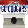 Go Cougars Utah Novelty Metal Hat Pin