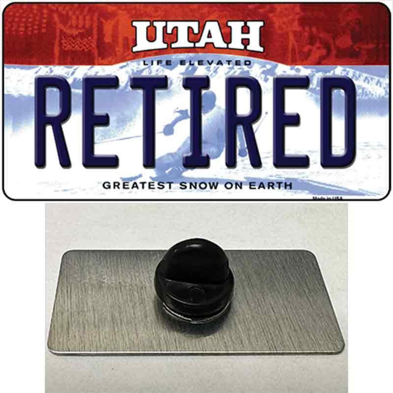 Retired Utah Novelty Metal Hat Pin