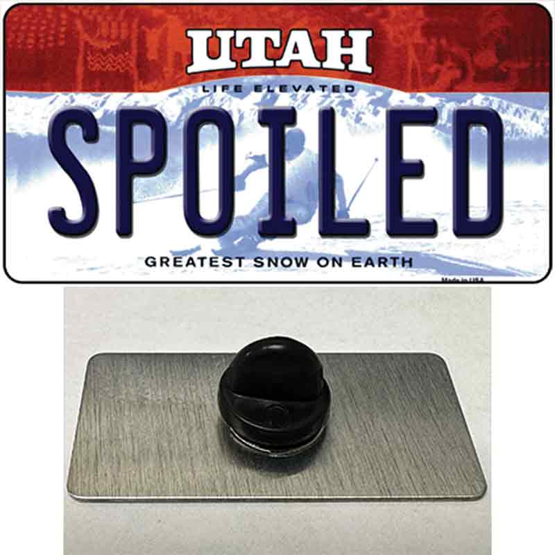 Spoiled Utah Novelty Metal Hat Pin