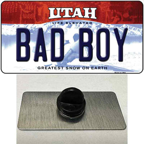 Bad Boy Utah Novelty Metal Hat Pin