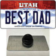 Best Dad Utah Novelty Metal Hat Pin