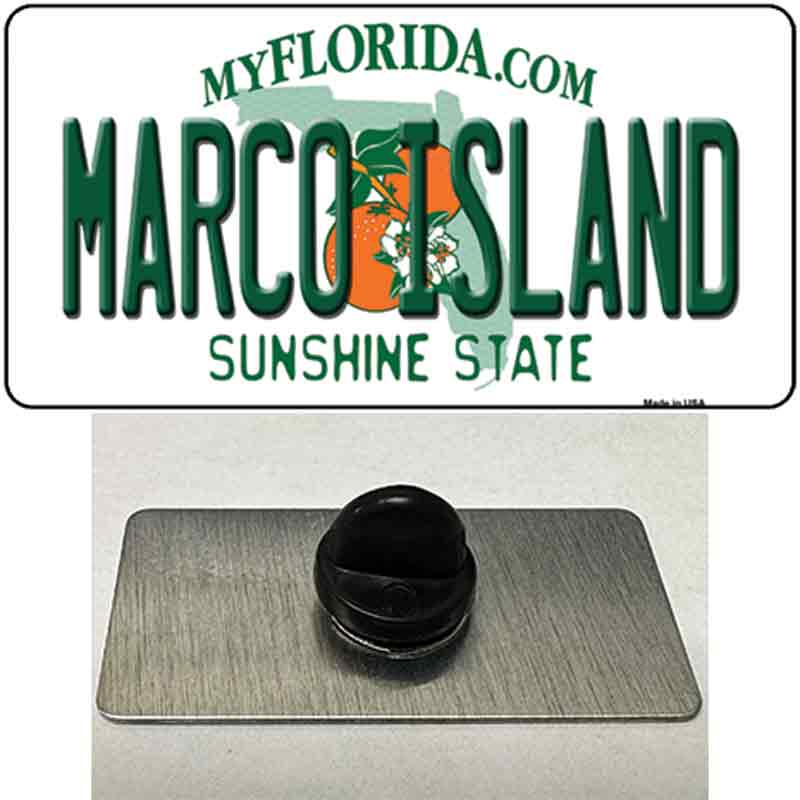 Marco Island Florida Novelty Metal Hat Pin