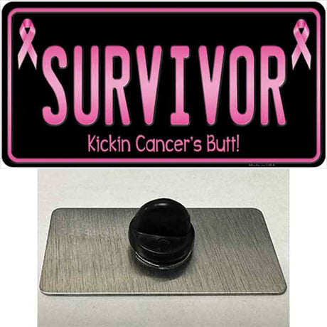 Survivor Novelty Metal Hat Pin