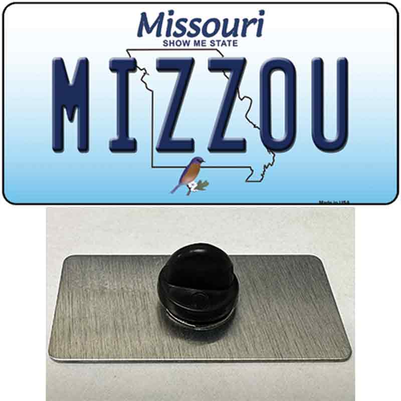 Mizzou Missouri Novelty Metal Hat Pin