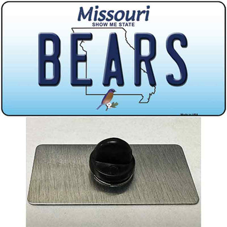 Bears Missouri Novelty Metal Hat Pin