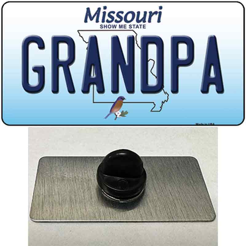 Grandpa Missouri Novelty Metal Hat Pin