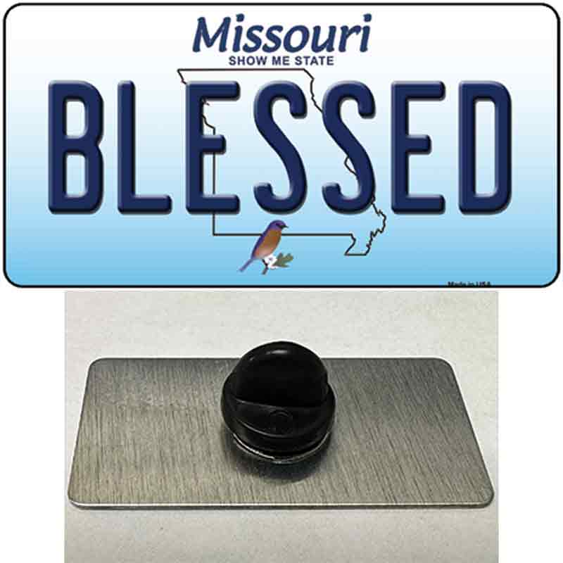 Blessed Missouri Novelty Metal Hat Pin