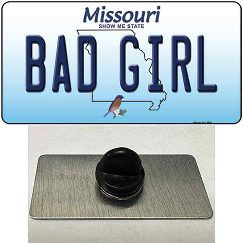 Bad Girl Missouri Novelty Metal Hat Pin