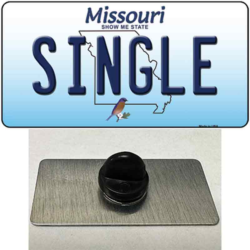 Single Missouri Novelty Metal Hat Pin