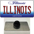 Illinois Land of Lincoln Novelty Metal Hat Pin