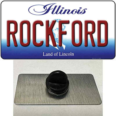 Rockford Illinois Novelty Metal Hat Pin