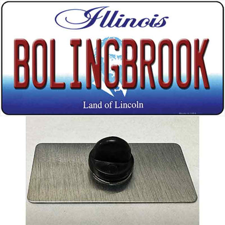 Bolingbrook Illinois Novelty Metal Hat Pin