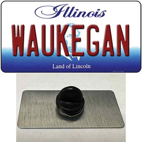 Waukegan Illinois Novelty Metal Hat Pin