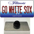 Go White Sox Illinois Novelty Metal Hat Pin