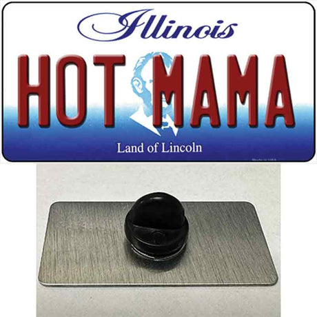 Hot Mama Illinois Novelty Metal Hat Pin