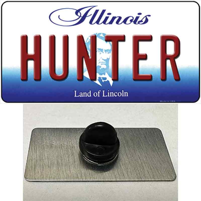 Hunter Illinois Novelty Metal Hat Pin