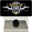 Route 66 Shield Wings Novelty Metal Hat Pin