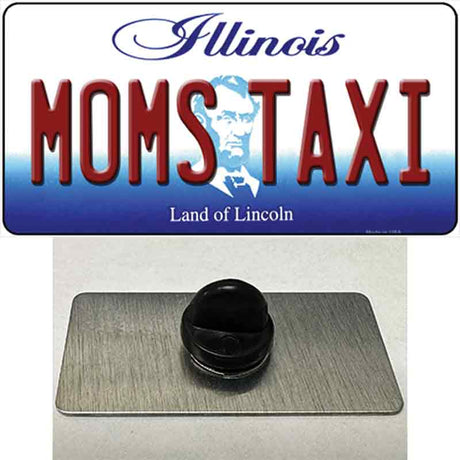 Moms Taxi Illinois Novelty Metal Hat Pin