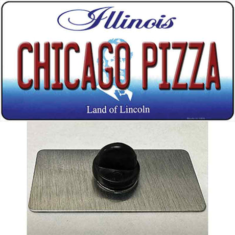 Chicago Pizza Illinois Novelty Metal Hat Pin