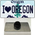 I Love Oregon Novelty Metal Hat Pin