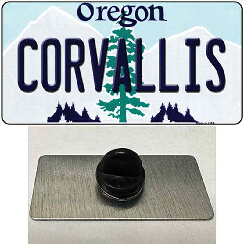 Corvallis Oregon Novelty Metal Hat Pin