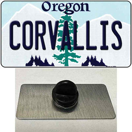 Corvallis Oregon Novelty Metal Hat Pin