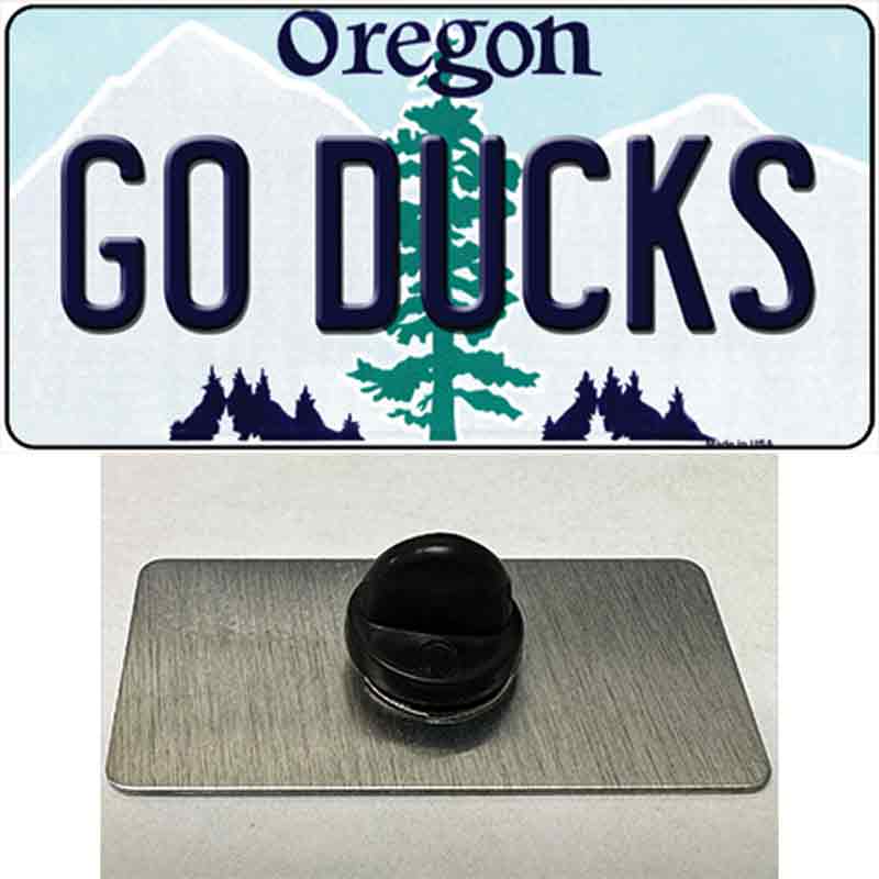 Go Ducks Oregon Novelty Metal Hat Pin